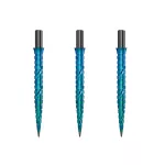 Náhradní hroty na steel šipky Cuesoul Touch Point II Slash Cut Rings barevné 29mm - 3ks