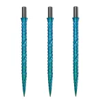 Náhradní hroty na steel šipky Cuesoul Touch Point II Slash Cut Rings barevné 41mm - 3ks
