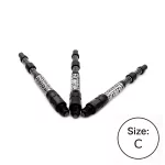 Násadky na šipky Cuesoul TERO+ AK7P černé, délka 44mm (C)
