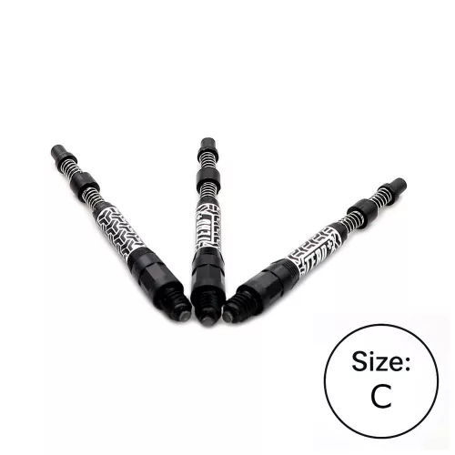 Násadky na šipky Cuesoul TERO+ AK7P černé, délka 44mm (C)