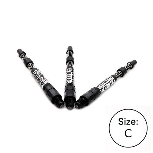 Násadky na šipky Cuesoul TERO+ AK7P černé, délka 44mm (C)