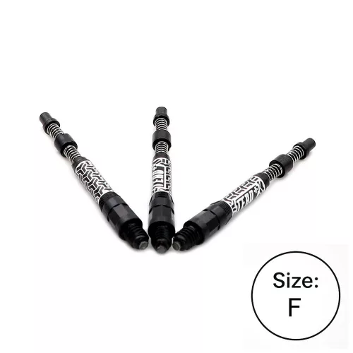 Násadky na šipky Cuesoul TERO+ AK7P černé, délka 53mm (F)