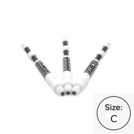   Násadky na šipky Cuesoul TERO+ AK7P bílé, délka 44mm (C)