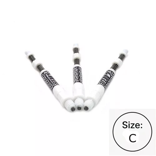Násadky na šipky Cuesoul TERO+ AK7P bílé, délka 44mm (C)