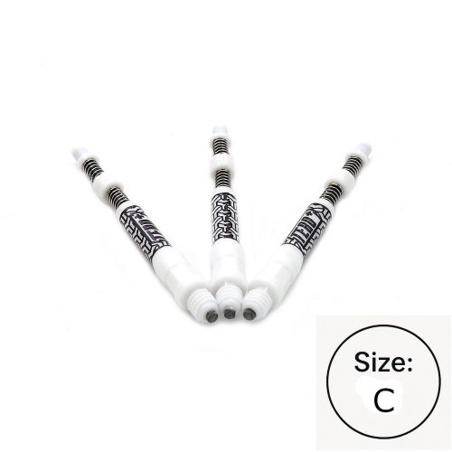 Násadky na šipky Cuesoul TERO+ AK7P bílé, délka 44mm (C)