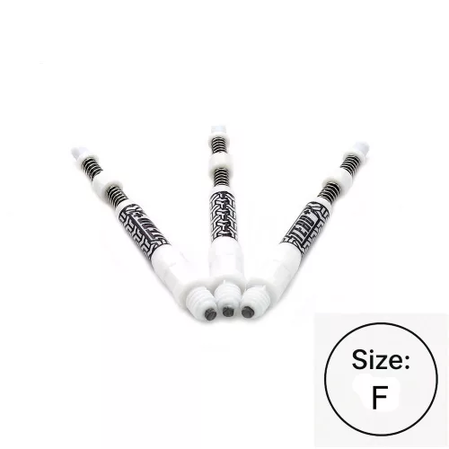 Násadky na šipky Cuesoul TERO+ AK7P bílé, délka 53mm (F)
