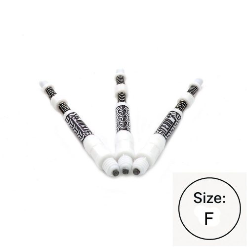 Násadky na šipky Cuesoul TERO+ AK7P bílé, délka 53mm (F)