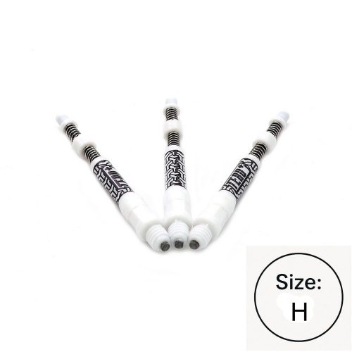 Násadky na šipky Cuesoul TERO+ AK7P bílé, délka 64mm (H)