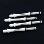 Násadky na šipky Cuesoul TERO AK7 Slim bílé, délka 37mm (D)
