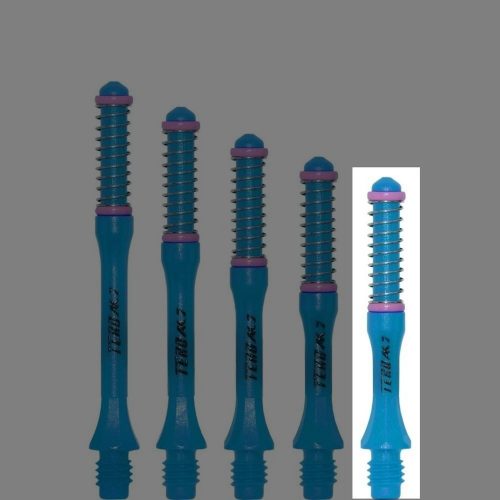 Násadky na šipky Cuesoul TERO AK7 Slim modré, délka 32mm (B)