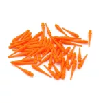 Náhradní plastové hroty Cuesoul oranžové 26mm 80ks na soft šipky