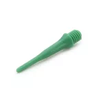 Náhradní plastové hroty Cuesoul zelené 24,5mm 80ks na soft šipky