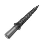 Náhradní hroty na steel šipky Cuesoul Touch Point II Cuts Gun Grey, 33mm, 3ks