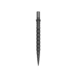 Náhradní hroty na steel šipky Cuesoul Touch Point II Cuts Gun Grey, 33mm, 3ks