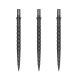 Náhradní hroty na steel šipky Cuesoul Touch Point II Cuts Gun Grey, 37mm, 3ks