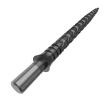 Náhradní hroty na steel šipky Cuesoul Touch Point II Cuts Gun Grey, 41mm, 3ks