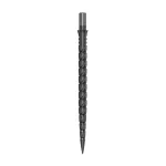 Náhradní hroty na steel šipky Cuesoul Touch Point II Cuts Gun Grey, 41mm, 3ks