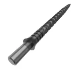 Náhradní hroty na steel šipky Cuesoul Touch Point II Cuts Gun Grey, 45mm, 3ks