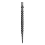 Náhradní hroty na steel šipky Cuesoul Touch Point II Cuts Gun Grey, 45mm, 3ks