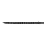 Náhradní hroty na steel šipky Cuesoul Touch Point II Cuts Gun Grey, 45mm, 3ks