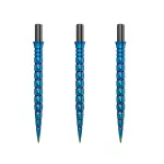 Náhradní hroty na steel šipky Cuesoul Touch Point II V Cuts duhové, 33mm, 3ks
