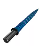 Náhradní hroty na steel šipky Cuesoul Touch Point II V Cuts duhové, 33mm, 3ks