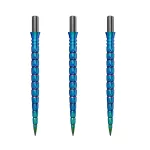 Náhradní hroty na steel šipky Cuesoul Touch Point II V Cuts duhové, 37mm, 3ks