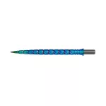 Náhradní hroty na steel šipky Cuesoul Touch Point II V Cuts duhové, 37mm, 3ks
