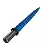 Náhradní hroty na steel šipky Cuesoul Touch Point II V Cuts duhové, 37mm, 3ks
