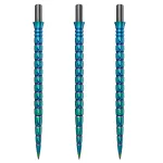 Náhradní hroty na steel šipky Cuesoul Touch Point II V Cuts duhové, 45mm, 3ks