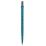 Náhradní hroty na steel šipky Cuesoul Touch Point II V Cuts duhové, 45mm, 3ks