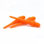 Náhradní plastové hroty Cuesoul oranžové 32mm 100ks na soft šipky