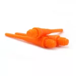 Náhradní plastové hroty Cuesoul oranžové 32mm 100ks na soft šipky