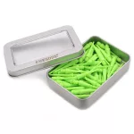 Náhradní plastové hroty Cuesoul lime zelené 32mm 100ks na soft šipky