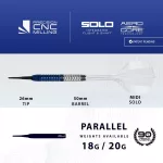 Šipky soft Harrows Geo Parallel 18g 90% wolfram