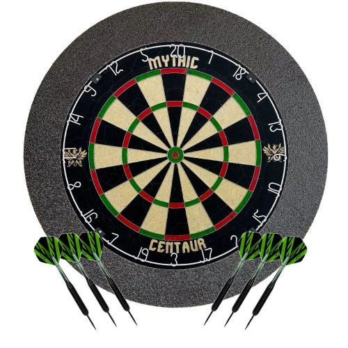 Mythic Centaur šípkarský set, terč Mythic Centaur, černý surround, 2 sety šipek
