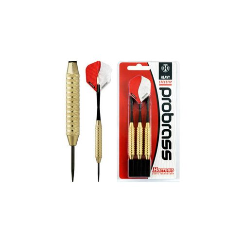Šipky Harrows steel Pro Brass Medium, mosaz