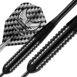 Sada steel šipek Harrows Black Arrow 21g R, Brass