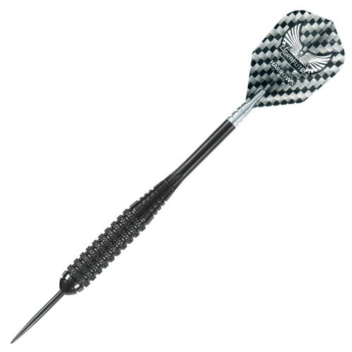 Sada steel šipek Harrows Black Arrow 23g K, Brass