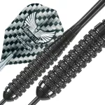 Sada steel šipek Harrows Black Arrow 23g K, Brass