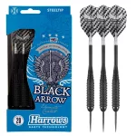 Sada steel šipek Harrows Black Arrow 24g R, Brass