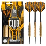 Sada steel šipek Harrows Club R 23g, Brass