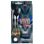 Sada steel šipek Harrows Vivid R černé 23g, brass