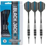 Sada soft šipek Harrows Black Jack K 16g, inox