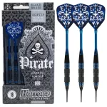 Sada soft šipek Harrows Pirate 16g K modré, brass