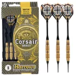 Sada soft šipek Harrows Corsair 16gr K2 černé, brass