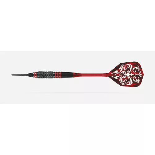Šipky Harrows soft Pirate 18g, červené, brass