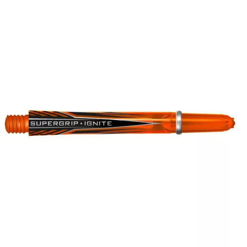 Násadky na šipky Harrows Supergrip Ignite oranžové, dlouhé 47mm