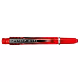 Násadky na šipky Harrows Supergrip Ignite červené, dlouhé 47mm