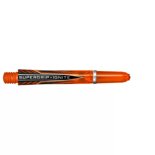 Násadky na šipky Harrows Supergrip Ignite oranžové, midi 40mm